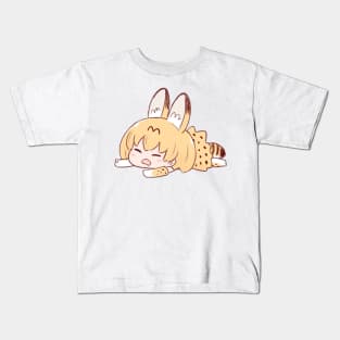 Serval Chibi Kids T-Shirt